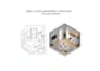 design your small studio apartment and 3d plan